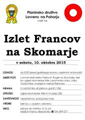 Izlet Francov na Skomarje